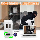 USB Wall Charger WIFI HD Spy Hidden Camera Motion Detection Power Adapter Nanny Cam1080P
