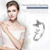 Dazzling Butterfly Ring