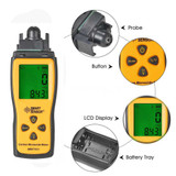 SMART SENSOR LCD Carbon Monoxide Meter Detector CO Gas Tester Monitor