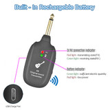 HF Wireless Audio Guitar Bass Transmitter Receiver System Max. 50M Range