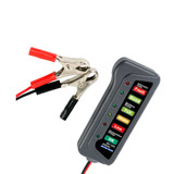 12V Car Digital Battery Load Tester 6 LEDs Alternator Vehicle Battery Analyzer