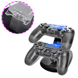 For PlayStation PS4 USB Dual Controller LED Charger Dock Station Charging Stand