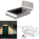 16 LED Solar Power Motion Sensor Garden Security Lamp Outdoor Waterproof Light