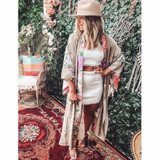 Boho Kaftan Beach Gypsy Slits Cardigan