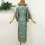 Kimono Wrapped Floral Dress