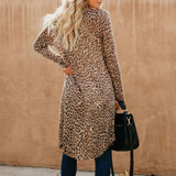 Open Leopard LongSleeve Cardigan