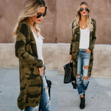 Open Leopard LongSleeve Cardigan