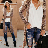Open Leopard LongSleeve Cardigan