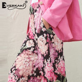 Zipper Floral Loose Streetwear Boho Pants