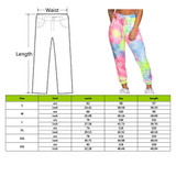 Chic Dyeing Print High Tie Pants