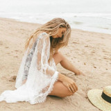 Lace Beach Boho Bikini Cover Up Kimono Lace Beach Boho Bikini Cover Up Kimono