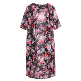 Boho Women Floral Half Sleeve kimono