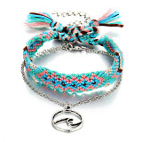 Weave and Chain Anklet