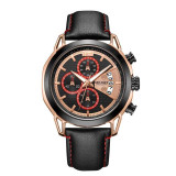 MEGIR New Chronograph Men Quartz Watch Creative Army Military  Watch Fashion Leather Wrist Watches MEGIR New Chronograph Men Quartz Watch Creative Army Military  Watch Fashion Leather Wrist Watches