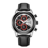 MEGIR New Chronograph Men Quartz Watch Creative Army Military  Watch Fashion Leather Wrist Watches MEGIR New Chronograph Men Quartz Watch Creative Army Military  Watch Fashion Leather Wrist Watches