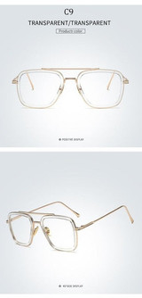 Fashion Avengers Tony Stark Spiderman Flight Style ditaeds Sunglasses Men Square Brand Design Sun Glasses