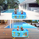 Inflatable Swimming Pool For Kids & Family, Paddle Pool Inflatable Swimming Pool For Kids & Family, Paddle Pool