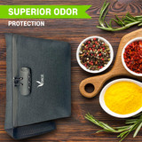 Copy of Smell Proof Bag with Combination Lock, Water Resistant (Promotion)