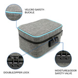 Smell Proof Bag with Layered Carbon Lining