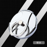 Electric Cigarette Coil Ring Lighters USB Rechargeable Flameless Metal Phone Ring Stand Holder Finger Grip 360 Degree Rotation