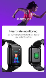smart waterproof watch men women for ios android pedometer brand bracelet bluetooth fitness tracker sport wrist watch  IP68