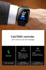 smart waterproof watch men women for ios android pedometer brand bracelet bluetooth fitness tracker sport wrist watch  IP68