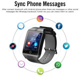Bluetooth  Smart Watch Fitness Tracker Smartwatch Relogio Relojes Watch Camera for IOS Apple Huawei Android Phones