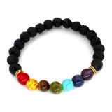 7 Chakra Essential Oil Diffuser Bracelet