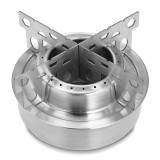 Lixada Mini Aluminum Alloy Alcoho Stove Outdoor Camping Stove Portable Hiking Backpacking Cookware Cooking Picnic Stove