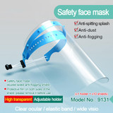 10PC Masks Anti-fog and Anti-dust Mask Safety Splash mask Full Face Shield Mask Flip Up Visor Protection