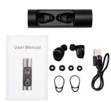 Bluetooth V5.0 Stereo Waterproof Earbuds With Microphone