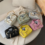 Rivet Zipper Leather Jacket Bag