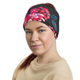 Painted Rose Face Mask Neck Gaiter