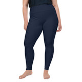 Dark Navy Plus Size Leggings