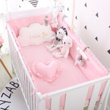 Cotton Baby Bedding Set Newborn Baby Crib Bedding Set for Girls Boys