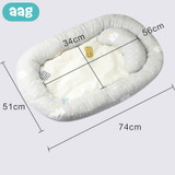 AAG Portable Baby Nest Cot Travel Newborn Bed Cribs Sleeping