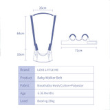 Safety Walking Belt Baby Harnesses Leashes Baby Walk Assistant Belt