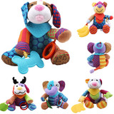 Cartoon Animal Baby Bed Stroller Hanging Music Rattles Newborn