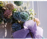Wreath Decoration Farmhouse Flower Floral Artificial Wreaths