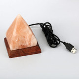 Triangle Hand Carved Himalayan Salt Lamp