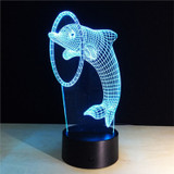 Dolphin 3D Illusion Lamp