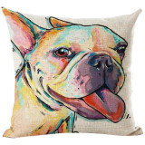 Cute Dog Dachshund Print Pillow cover Animals Pillow Cover Decorative pillowcase For Sofa Chair Cushion Cover 45x45cm Home Decor