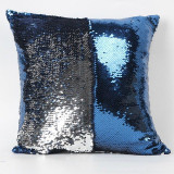 DIY Magic Letter Double Color Glitter Sequins Throw Pillow Case Cafe Home Square Cushion Covers