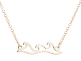 Triple Wave Pendant Necklace