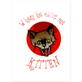 When He Calls me Kitten Stickers