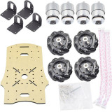 4WD Mecanum Wheel Robot Car Chassis Kit