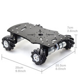 4WD Mecanum Wheel Robot Car Chassis Kit