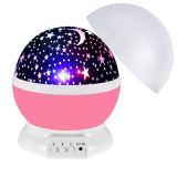 LED Star Moon Rotating Projector Nightlight Lamp