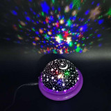 LED Star Moon Rotating Projector Nightlight Lamp