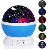 LED Star Moon Rotating Projector Nightlight Lamp